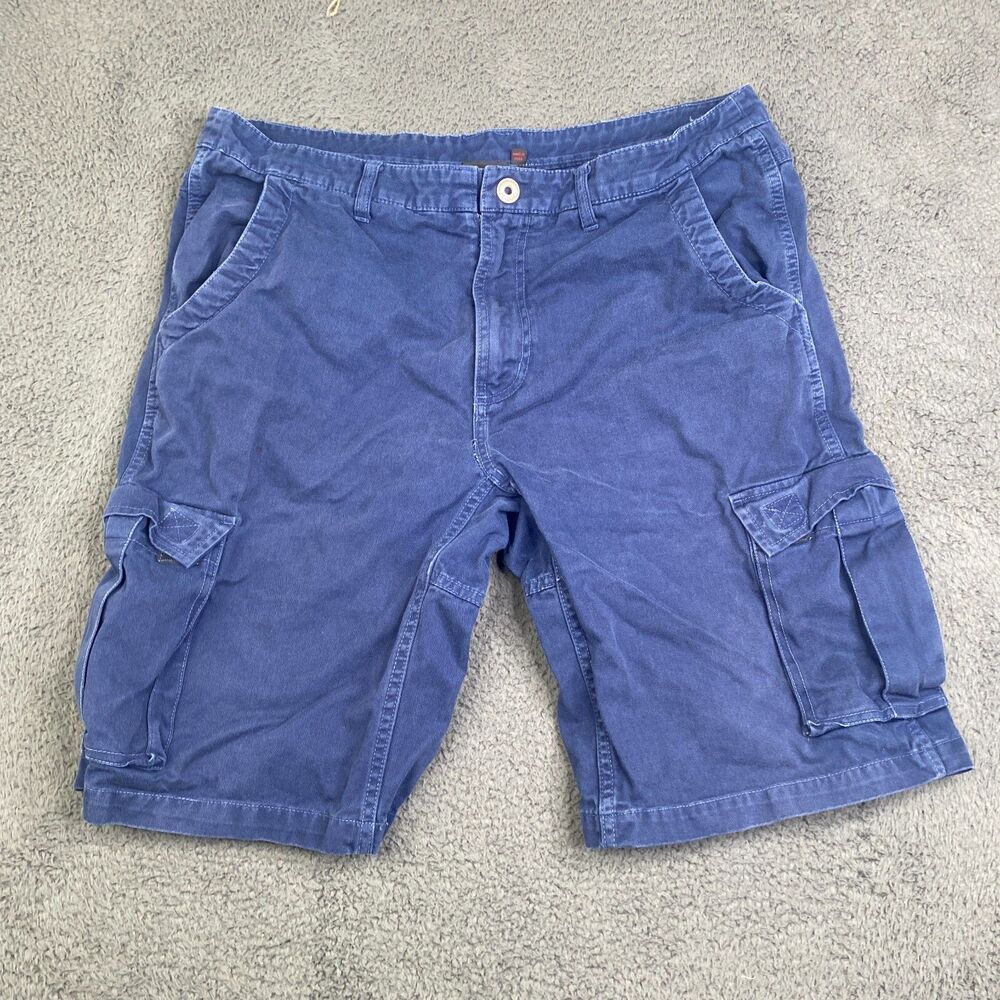 Gramicci Shorts Mens 36 Cargo Cotton Blue Climbing Outdoor Casual